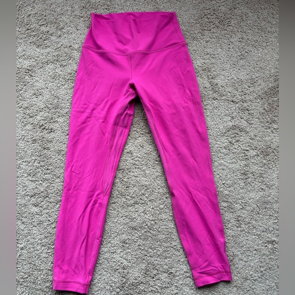 Pink Lululemon Leggings - Picture 1 of 3